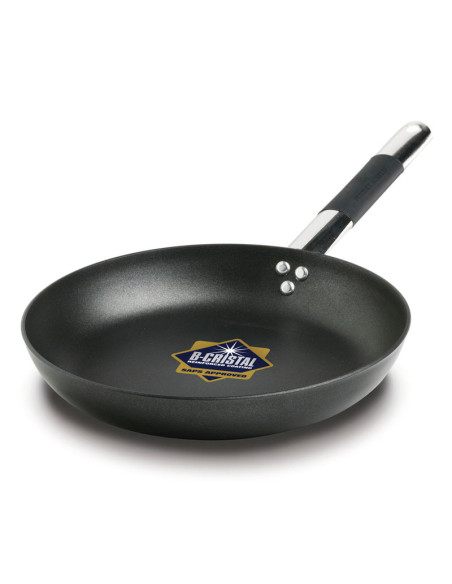 AGNELLI - 111BBSSC28 - Sartén baja de aluminio Alblack grosor 3 mm. - 28 cm. Ø x 5 cm. alt.