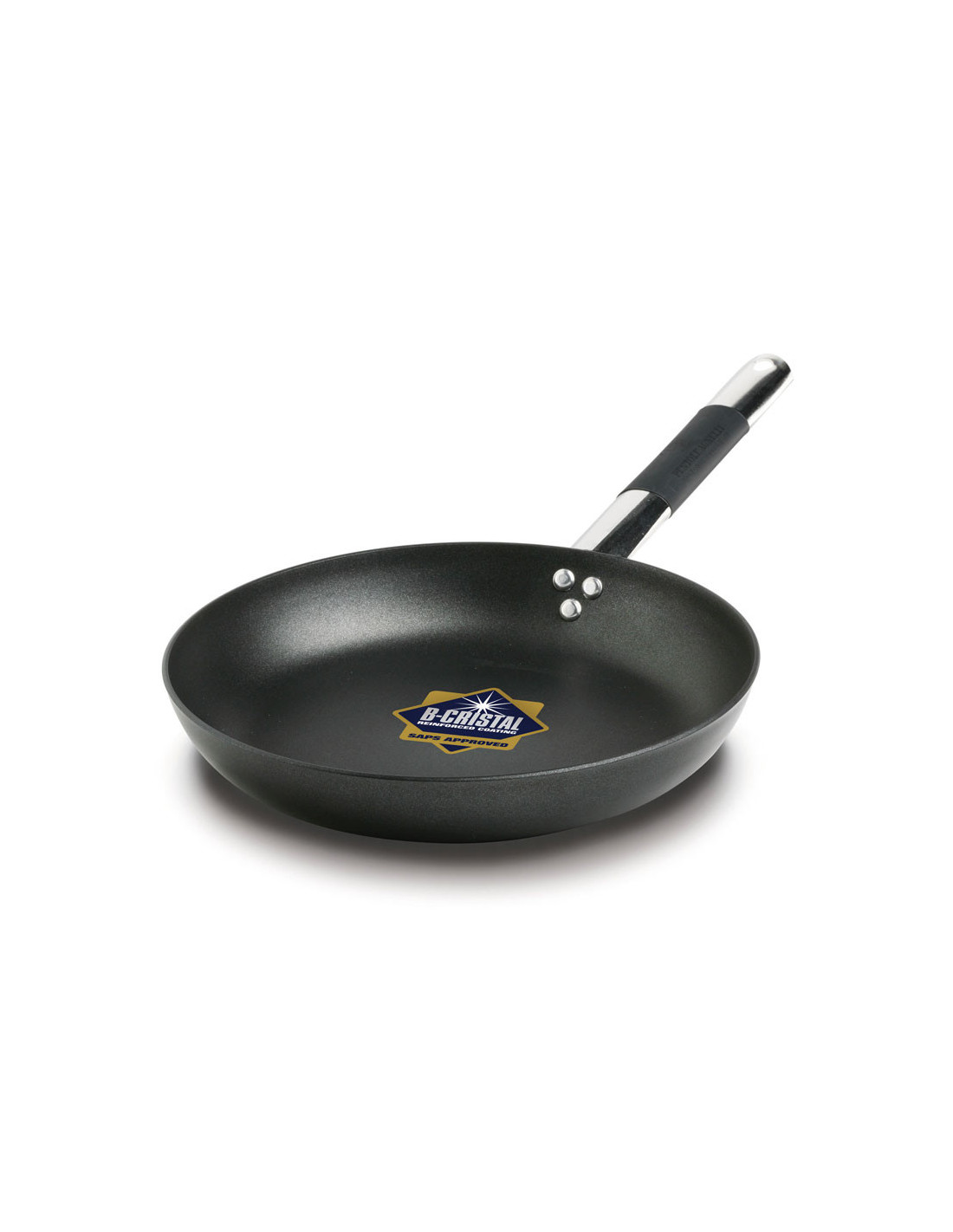 AGNELLI - 111BBSSC28 - Sartén baja de aluminio Alblack grosor 3 mm. - 28 cm. Ø x 5 cm. alt.