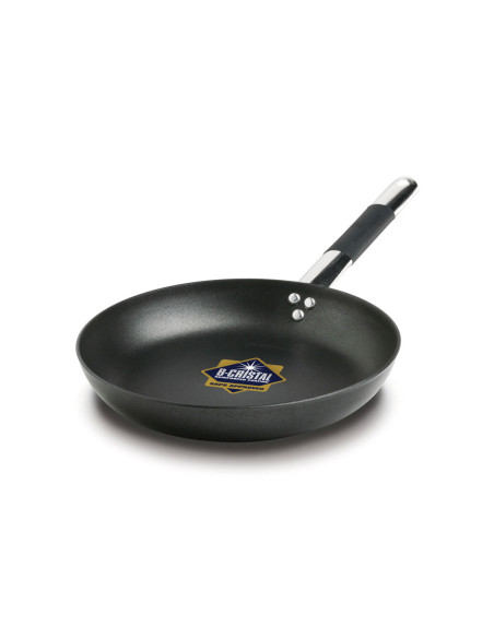 AGNELLI - 111BBSSC32 - Sartén baja de aluminio Alblack grosor 3 mm. - 32 cm. Ø x 5 cm. alt.