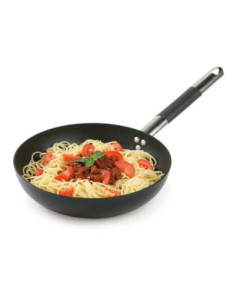 AGNELLI - 111BSSC20 - Sartén alta de aluminio Alblack grosor 3 mm. - 20 cm. Ø x 5,5 cm. alt.