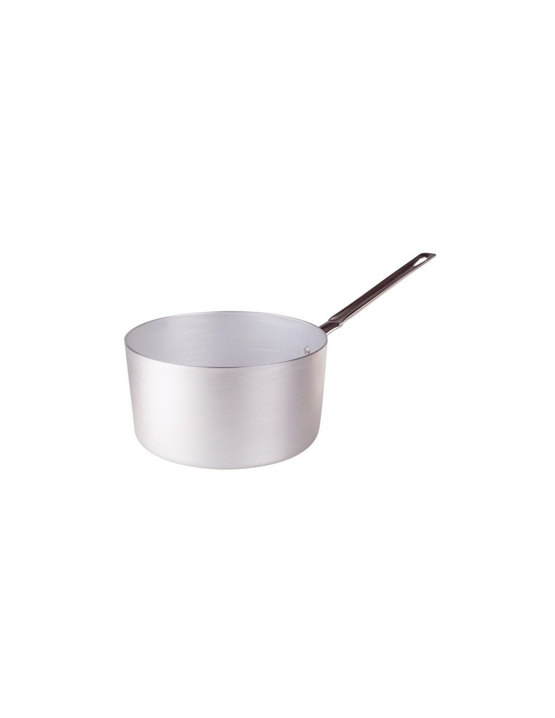 Cacerola alta con mango de acero inoxidable de 2 mm, diámetro 16 cm