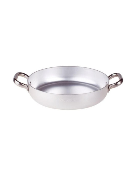 Sartén de aluminio de 3 mm con dos asas, diámetro 18 cm
