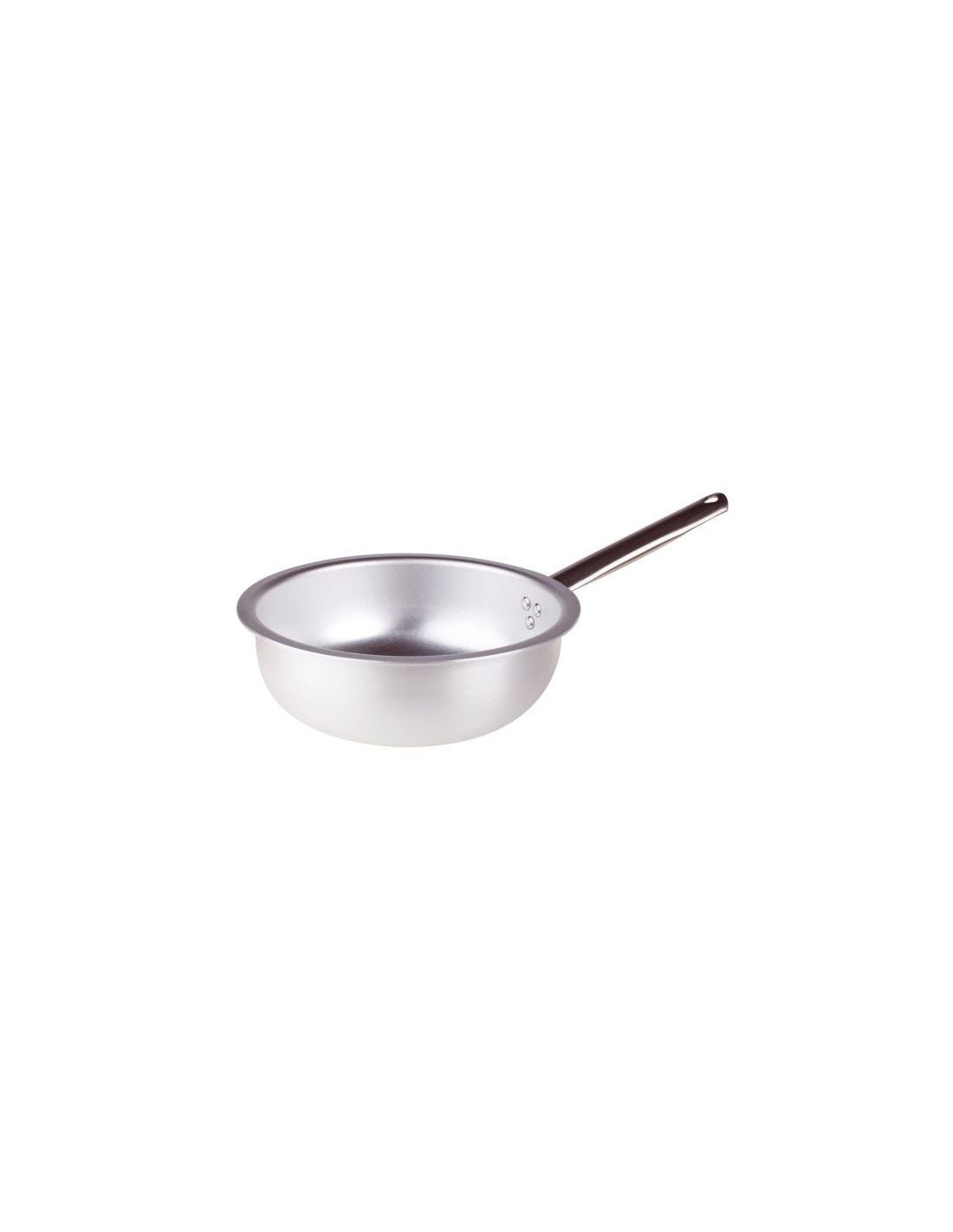 Sartén de aluminio para pasta y arroz de 3 mm, diámetro 28 cm