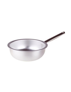 Sartén de aluminio para pasta y arroz de 3 mm, diámetro 24 cm