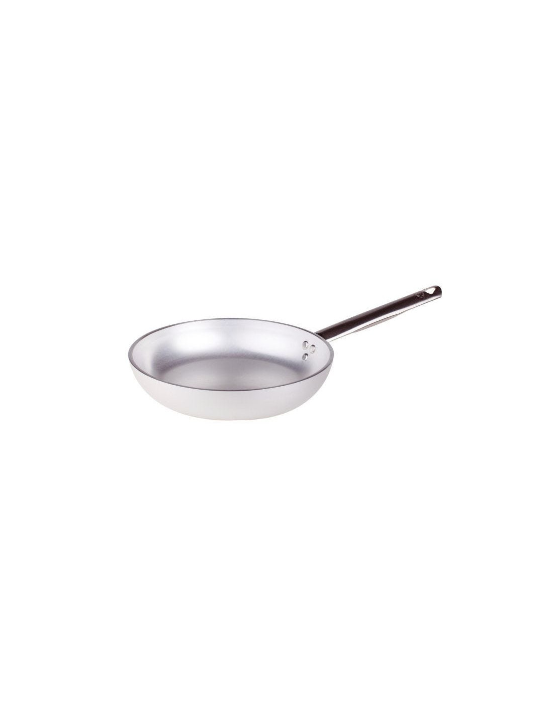 Sartén radiante de aluminio de 5 mm con un asa, diámetro 28 cm