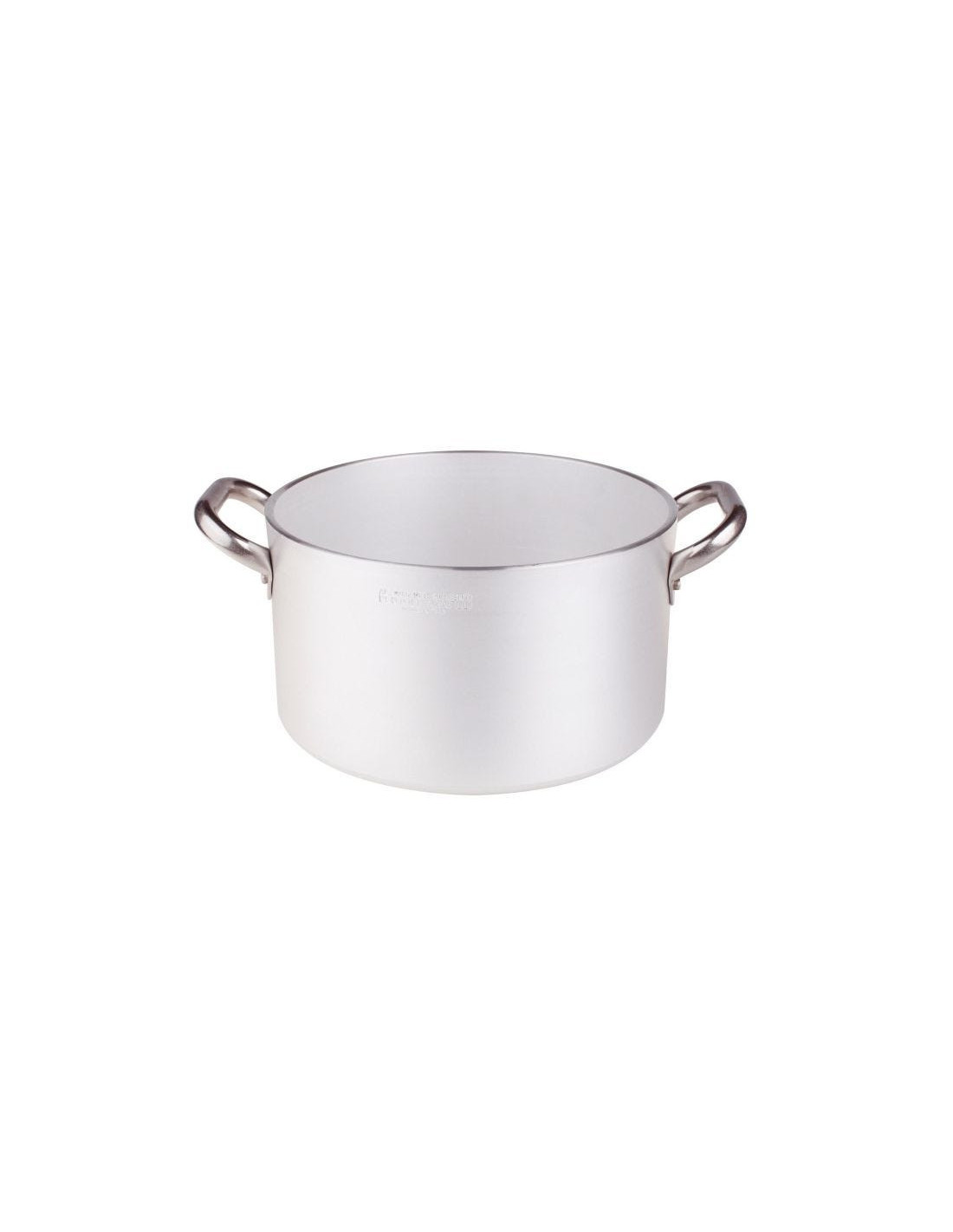 Cacerola alta radiante en aluminio de 5mm con dos asas, diámetro 16cm