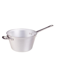 Olla para polenta con mango y empuñadura de aluminio de 3 mm, diámetro 30 cm