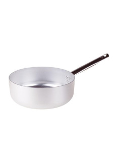 Cacerola baja de aluminio de 3 mm con un asa, diámetro 28 cm