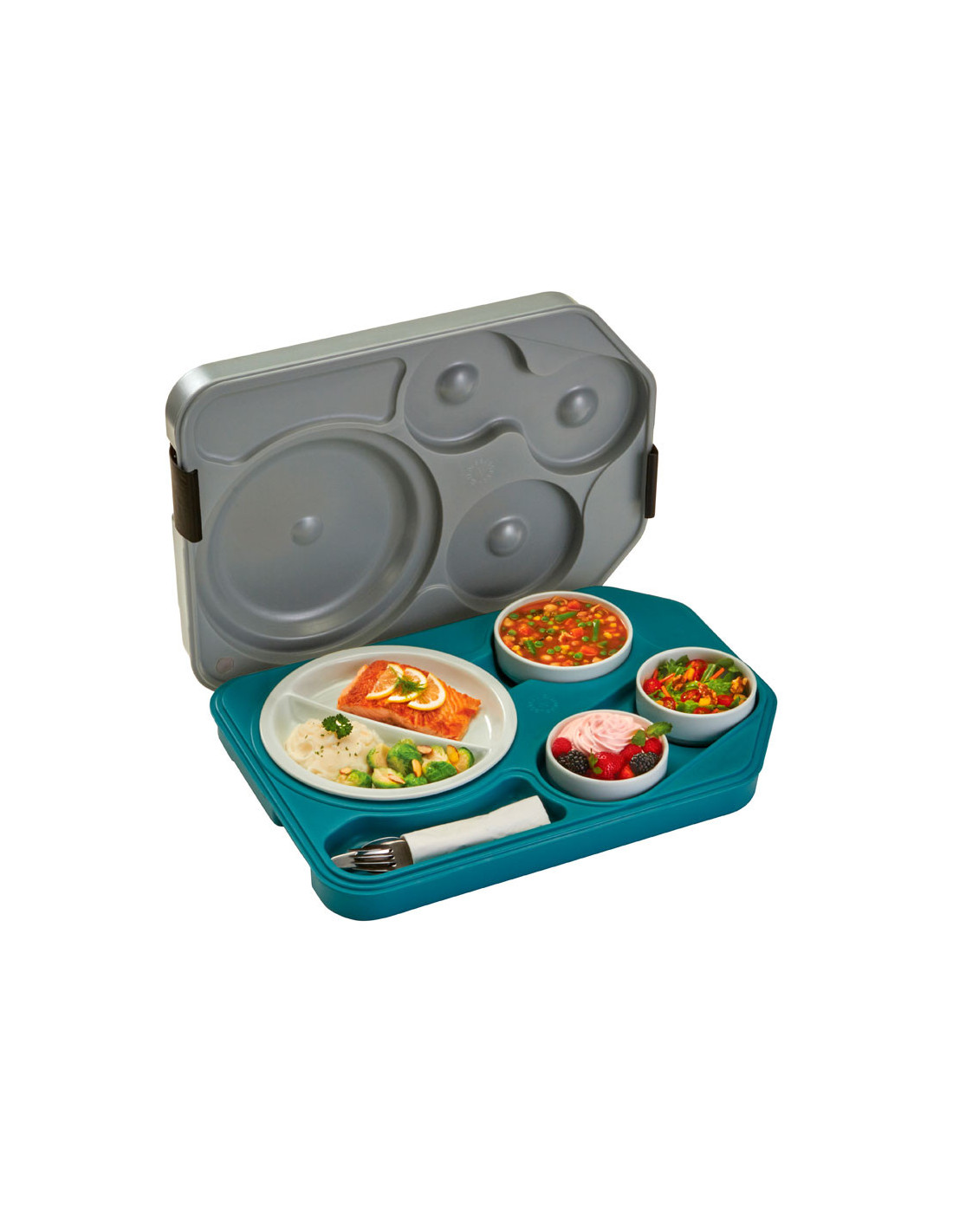 CAMBRO - ITPD3753T - Bandeja isotérmica hospitalaria con vajilla