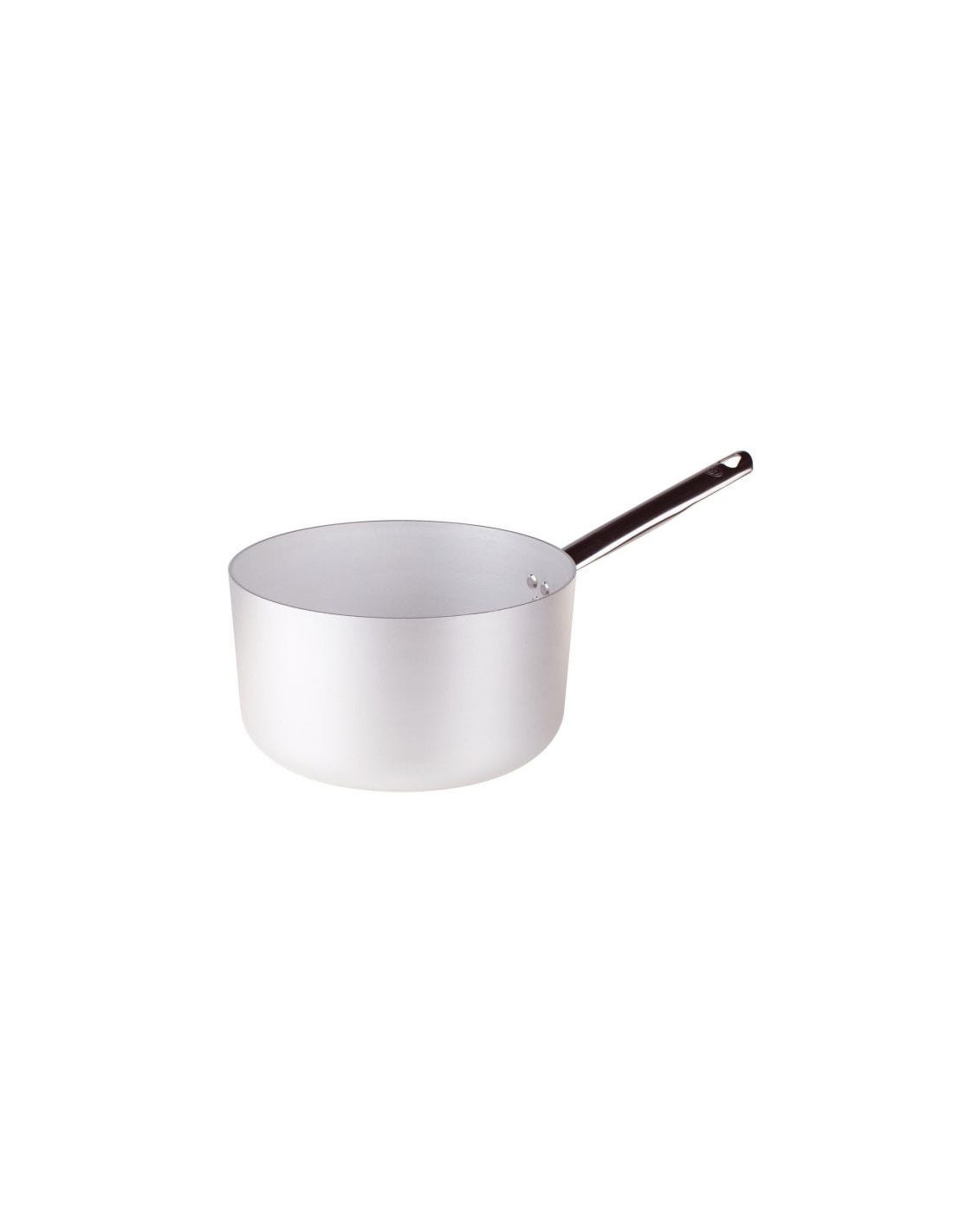 Cacerola de aluminio de 3 mm de espesor con un asa, diámetro 24 cm