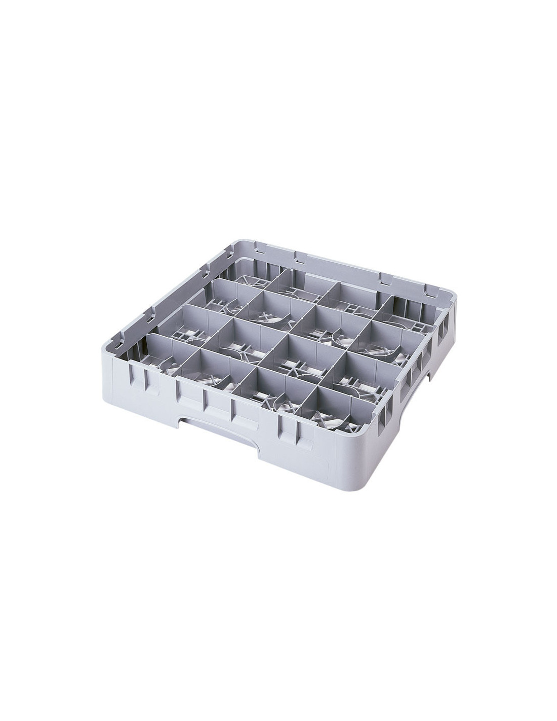 CAMBRO - 16C258-151 - Cesta de lavado para tazas con 16 compartimentos de 11,1 x 11,1 cm - altura máx. de taza 6,6 cm