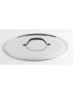 Tapa redonda con puente, diámetro 28 cm.