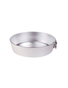 Molde cónico para tartas en aluminio de 3mm, diámetro 18cm