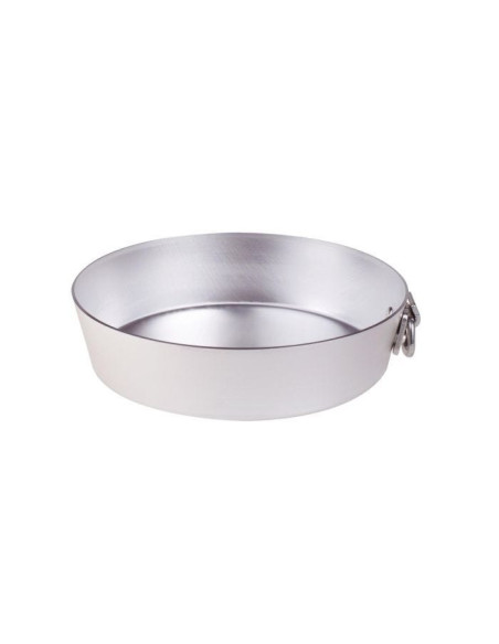 Molde cónico para tartas en aluminio de 3mm, diámetro 18cm