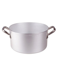 Cacerola alta con asas de acero inoxidable de 2 mm, diámetro 36 cm