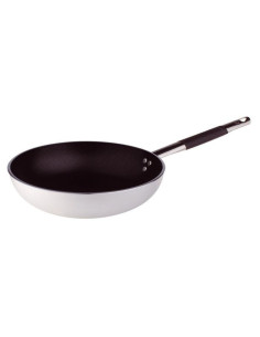 Sartén acampanada de aluminio antiadherente de 5 mm con mango frío, diámetro 28 cm
