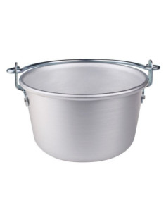 Caldero con asa y borde arqueados, diámetro 38 cm