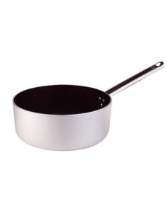 Cacerola baja de aluminio antiadherente de 3 mm con un asa, diámetro 28 cm
