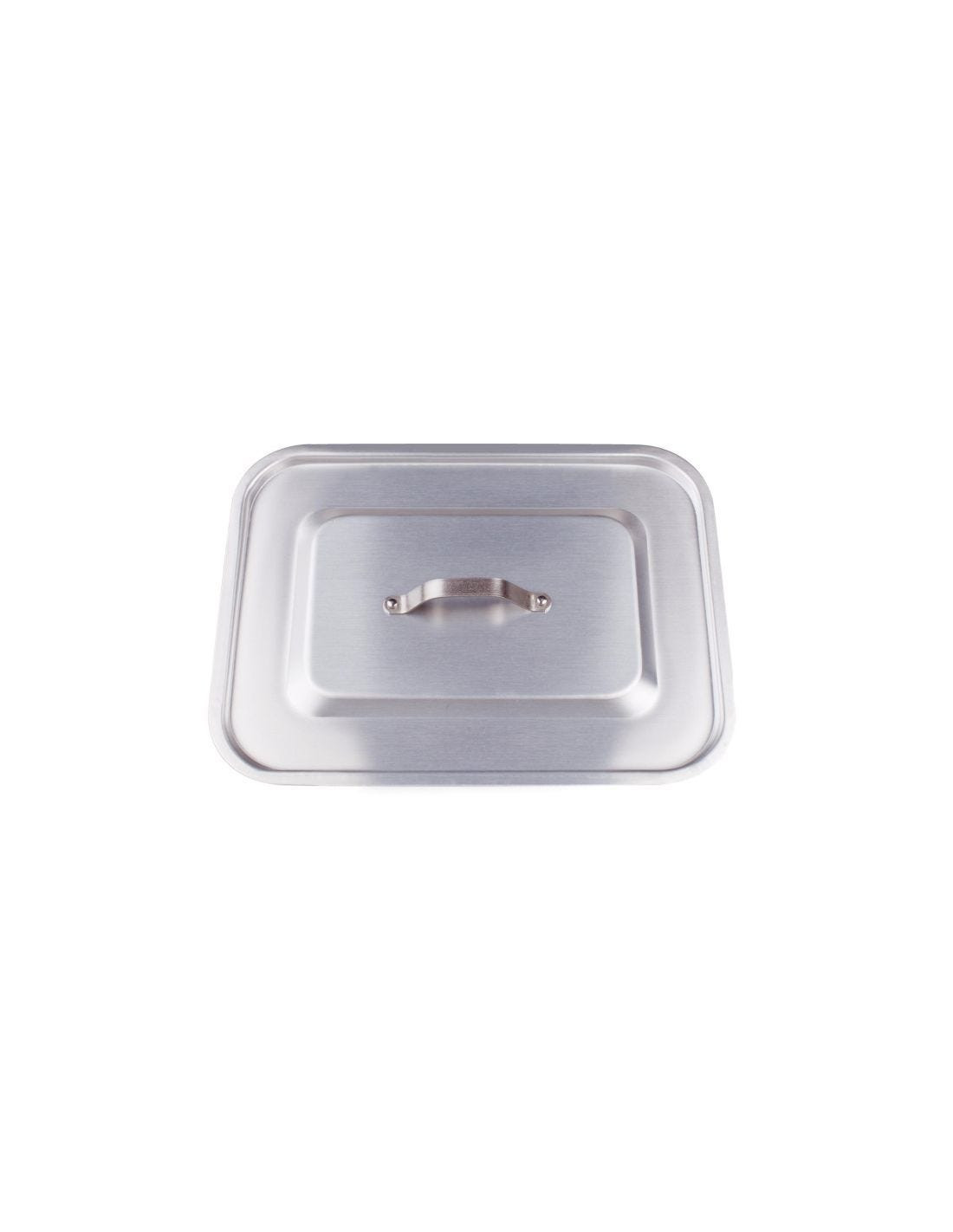 Tapa plana rectangular de aluminio de 3 mm para art. 150/151, diámetro 70x45cm