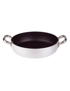 Sartén de aluminio antiadherente de 3 mm, dos asas, diámetro 36 cm