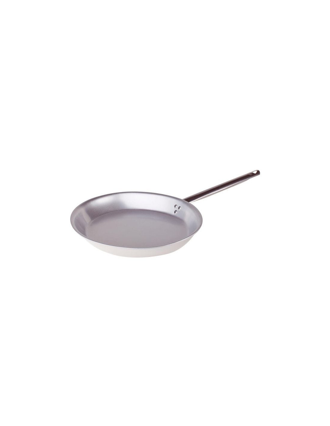 Sartén ovalada de aluminio de 3 mm con asa para pescado, 40 cm de diámetro