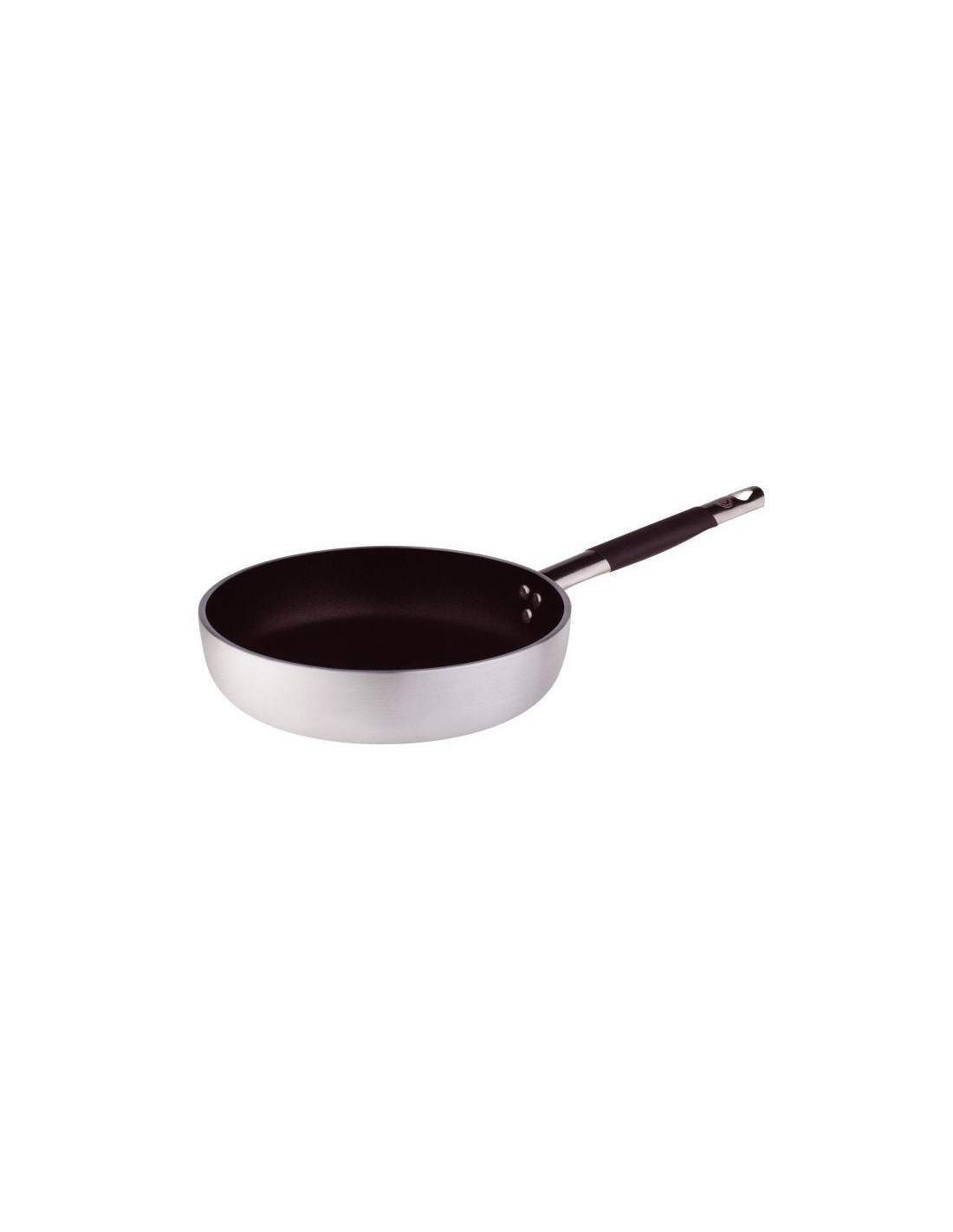 Sartén recta de aluminio antiadherente de 5 mm con mango frío, diámetro 40 cm