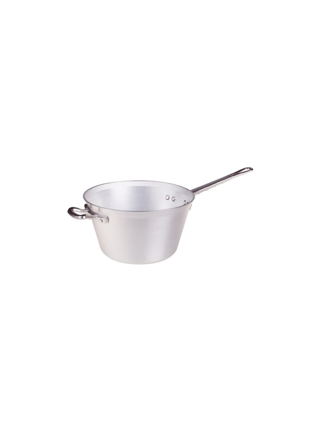 Olla para polenta con mango y empuñadura de aluminio de 3 mm, diámetro 40 cm