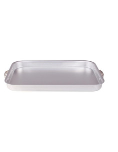 Tapa rectangular sur de aluminio de 3 mm, diámetro 70x45 cm