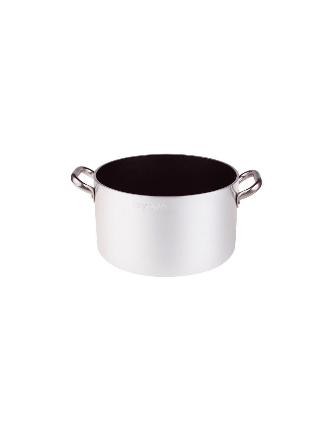 Cacerola de aluminio antiadherente de 5 mm, dos asas, diámetro 32 cm