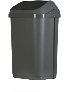 Probbax ST-0210-GRY: Papelera Basculante 10 L Pack 6