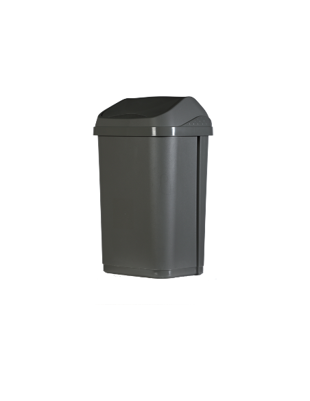 Probbax ST-0210-GRY: Papelera Basculante 10 L Pack 6