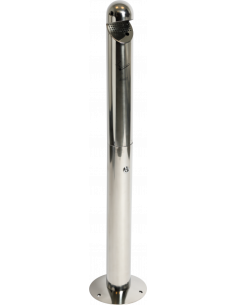 Probbax Cenicero independiente con techo - Acero inoxidable