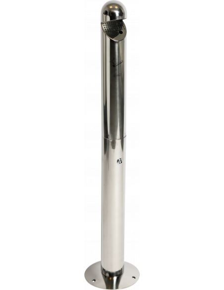 Probbax Cenicero independiente con techo - Acero inoxidable