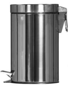 Probbax SO-6003-MSSTL: Papelera Pedal 3 L Pack 6