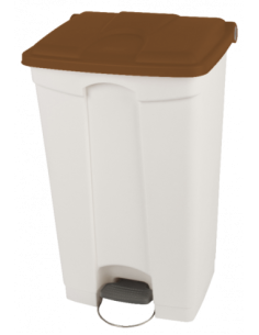 Probbax SO-1290-WBRN: Contenedor con Pedal 90 L