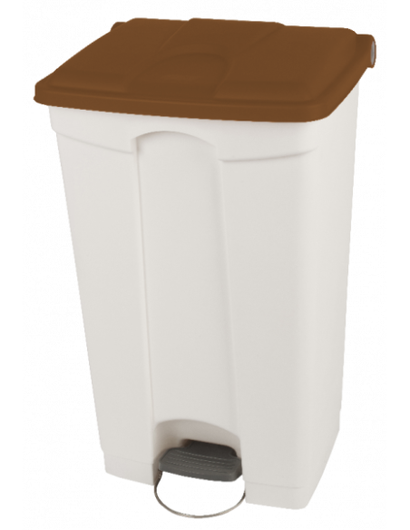 Probbax SO-1290-WBRN: Contenedor con Pedal 90 L