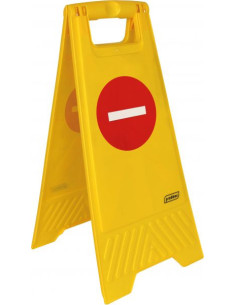 Probbax Señal de suelo "Prohibida la entrada"