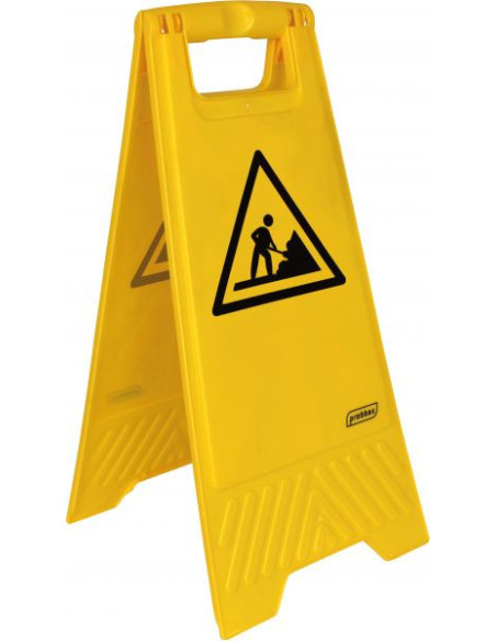 Probbax Letrero de suelo "Obras en curso"