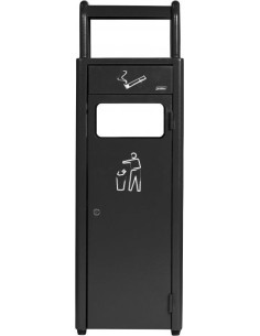 Probbax Contenedor de 24L/3,3L con cenicero