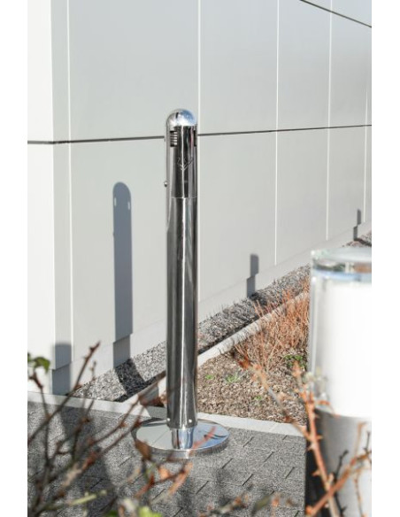 Probbax AT-0292-MSSTL: Cenicero Tubular Exterior 3 L Pack 2