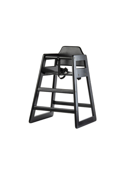 TABLECRAFT - 61EU - Cadeira alta infantil de madeira - Preto | S