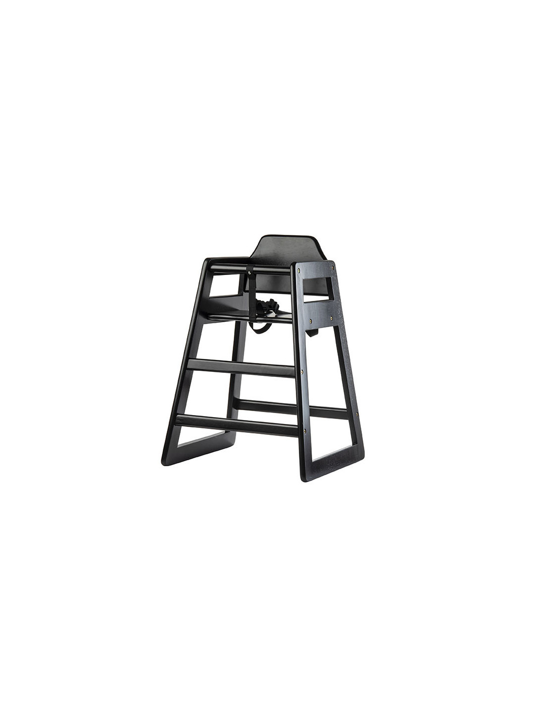TABLECRAFT - 61EU - Cadeira alta infantil de madeira - Preto | S