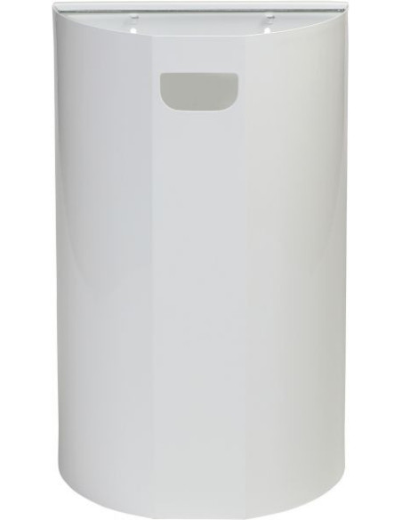 Probbax WM-3040-WHT: Papelera Pared Media Caña 40 L