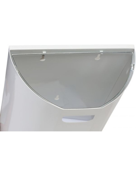 Probbax WM-3040-WHT: Papelera Pared Media Caña 40 L