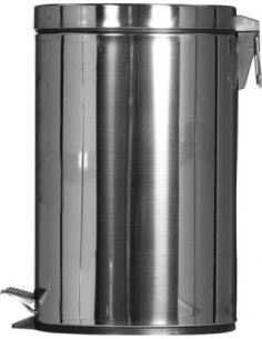 Probbax SO-6020-MSSTL: Papelera Pedal 20 L