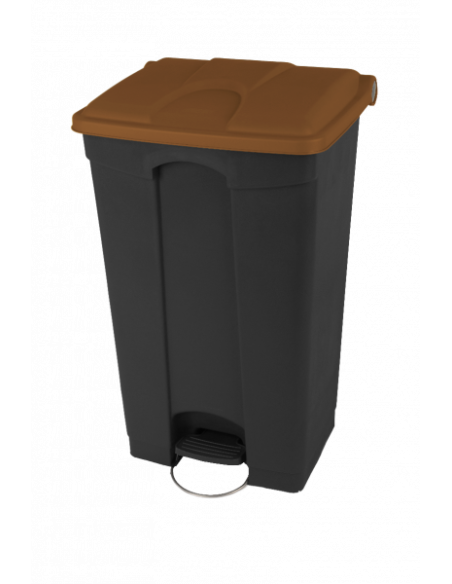 Probbax Contenedor de 90L más del 50% reciclado tapa marrón