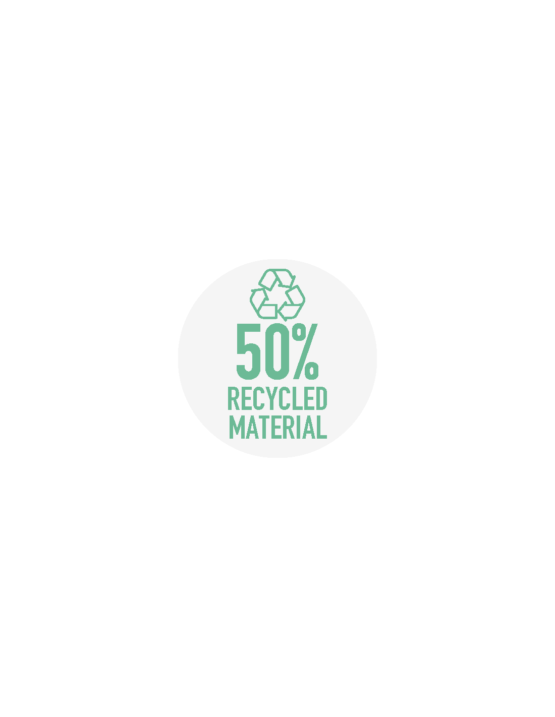 Probbax Contenedor de 90L más del 50% reciclado tapa marrón
