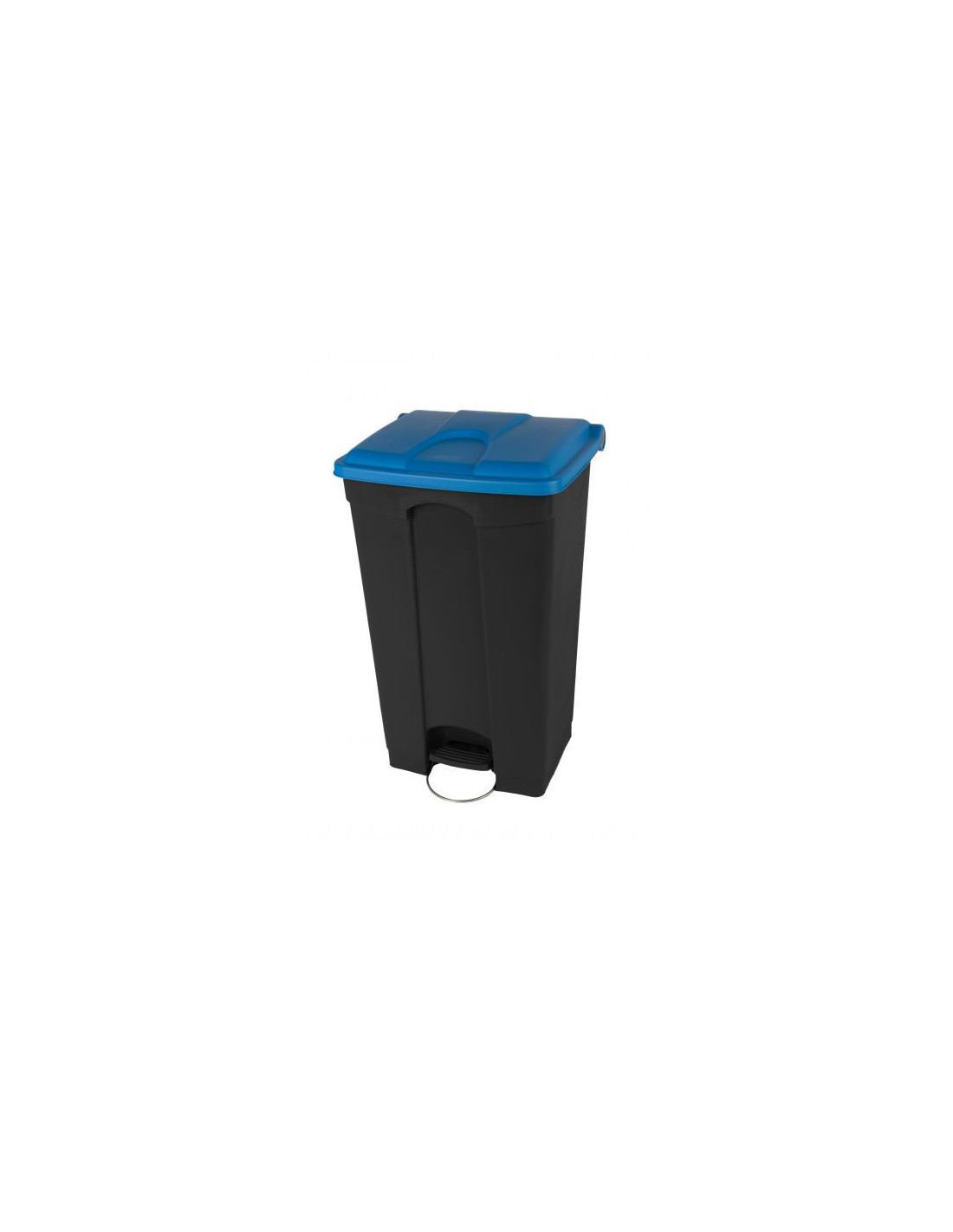 Probbax Contenedor de 90L más del 50% reciclado tapa azul