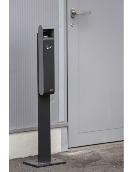 Probbax AT-0213-DGRY: Cenicero Estrecho con Poste 3 L