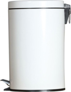 Probbax SO-6012-WHT: Papelera Pedal 12 L Pack 2